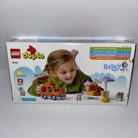 NEW Lego Duplo 10458 Ice Cream Trip with Bluey 2025 Bandit & Bluey Figures Car