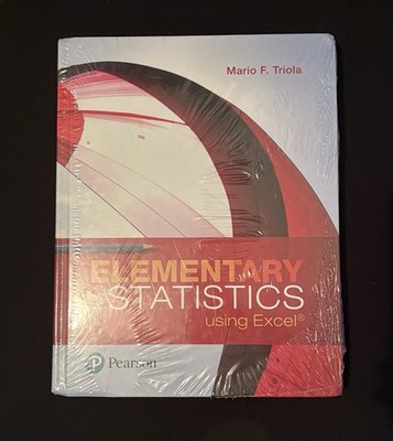 Elementary Statistics Using Excel by Mario Triola (Hardcover)