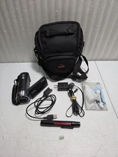 Sony HDR-CX405 Handycam HD Camcorder W/ Bag, Cables, Clean Kit, 256GB Micro Sd