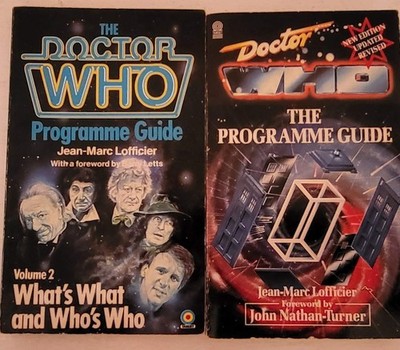 The Doctor Who Programme Guide Vol. 2 1984  & Programme Guide New Updated 1990