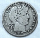 1912-D Barber Half Dollar