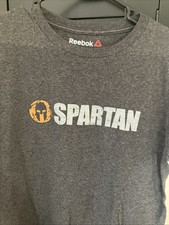 Reebok Youth Boys 2017 Spartan Race Kids Finisher Charcoal Shirt youth xl