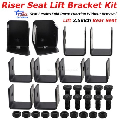 2.5'' Riser Seat Spacers Bracket Lift Kit For Silverado Sierra Crew Cab 2014-18