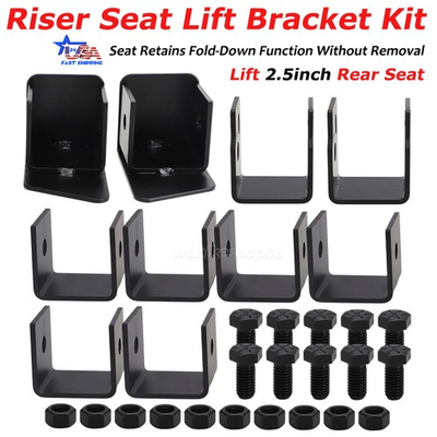 #ad 2.5#x27;#x27; Riser Seat Spacers Bracket Lift Kit For Silverado Sierra Crew Cab 2014 18 $174.83