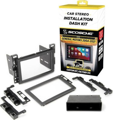 Scosche GM2500B Double DIN or Single DIN with Pocket Radio Installation Dash Kit