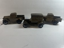 Lot Of 3 Vintage Banthrico Chicago Car Truck Piggy Banks