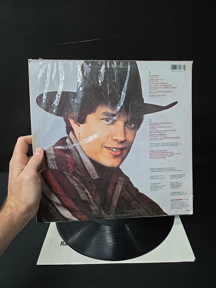George Strait Greatest Hits Lp Vinyl 1985 1st CRC Press W/Shrink VG+/NM- Wax - Image 3 of 4