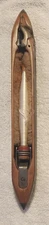 Vintage WOODEN WEAVING BOAT SHUTTLE LOOM BOBBIN