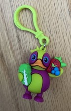 Kids Heart Challenge Pepper Keychain 2024-25 Fruit Duck Magenta Backpack Tag