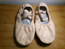 Dance Pre-Owned Ballet Shoes Stelle Big Kids 3M Leather Single Strap Full Sole