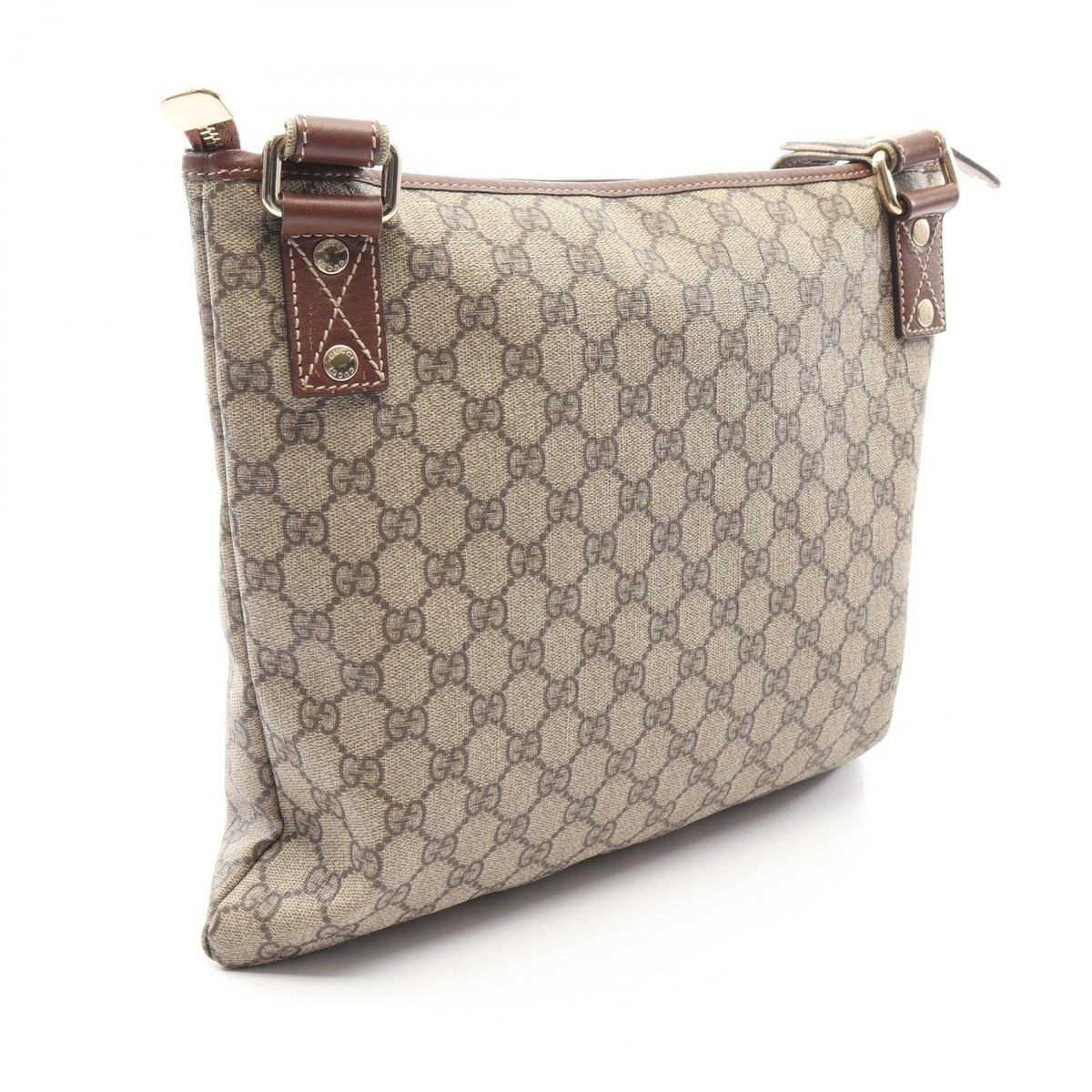 GUCCI GG Supreme Shelly Line Shoulder Crossbody Bag 246412 canvas