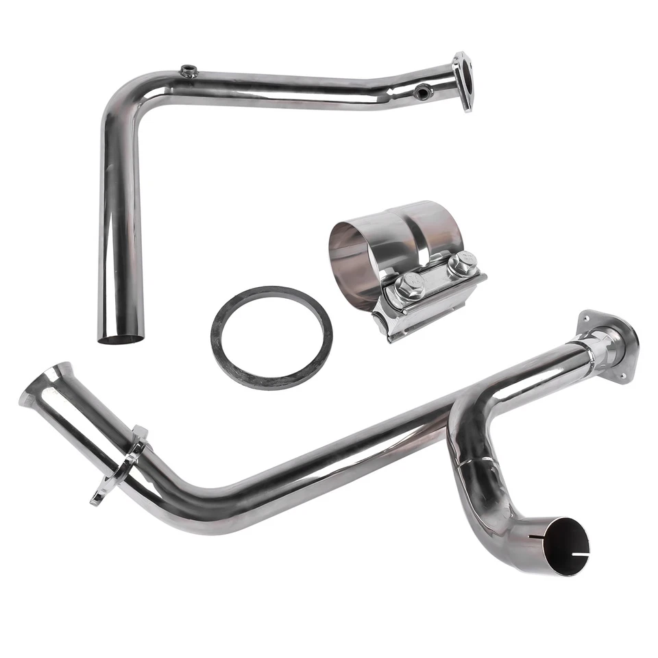 Tubo en Y de escape de acero inoxidable para Chevrolet GMC 2x4 4x4 Sierra Silverado 1999-2006 Foto 4 de 4