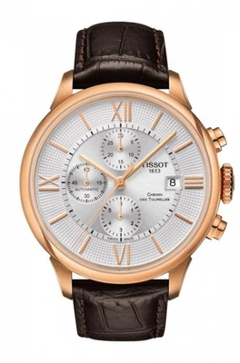 Tissot Chemin Des Tourelles Braun Herren Armbanduhr T0994273603800 - Bild 1 von 4