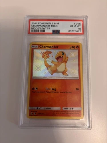Charmander Sv6/Sv94 Hidden Fates PSA 10
