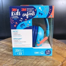 3M Kids Hearing Protection Plus Noise Reduction Headphones Ages 3+ 23 Decibels