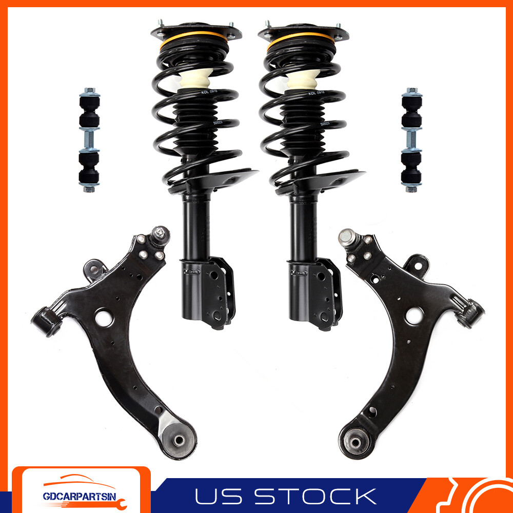 Buick Century Chevy Impala Front Strut Control Arm Ball Joint Sway Bar Kit