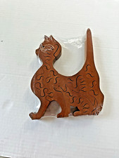 Cat and Dog Puzzle Wooden Interlocking Pieces Unique Item for the pet lover