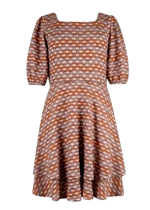 Rayon Brown Dresses for Girls
