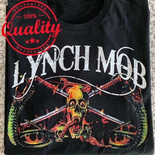 Rare Wicked Sensation Lynch Mob Cotton Black Shirt All size AB8273