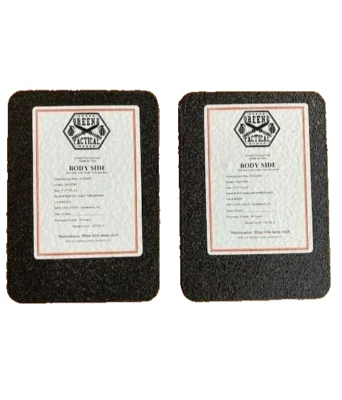 GREEN2 TACTICAL 5x7 Side Plates (set of 2) Ballistic Made Of AR500 Steel--- LVLIII