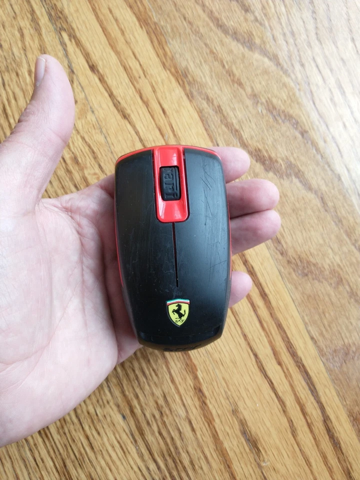 LIMITED FERRARI Acer Bluetooth Wireless Optical Laptop Mouse N551 Black & Red - Image 3 of 3