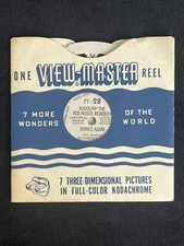 Viewmaster Single Reel- Rudolph The Red Nosed Reindeer- Sawyer s- FT 28