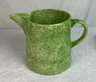 Stangl Pottery Green Caughley Spongeware Water Pitcher Signed Tiffany & Co.