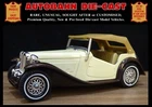 1945 MG TC VINTAGE SPORTS CAR, UK MADE MATCHBOX YESTERYEAR Y-8, RARE DIECAST CAR