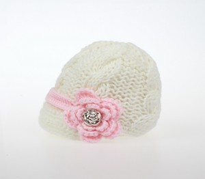 newborn girl knit hats