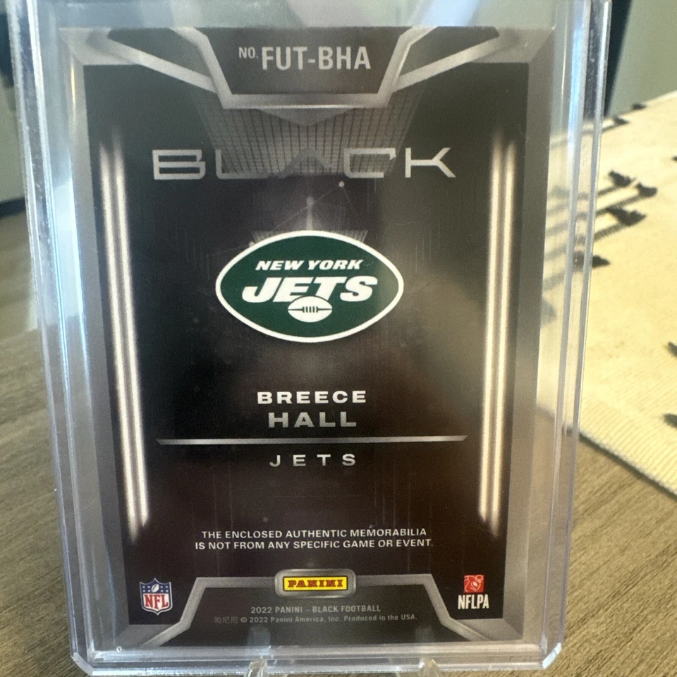 2022 panini black futuristics Breece hall /125 - Image 2 of 2