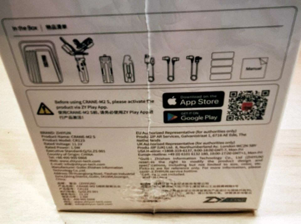 Zhiyun Crane-M2S Handheld Gimbal Stabilizer Combo New in sealed box & plastic!! - Image 3 of 4