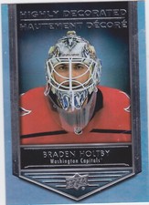 19/20 TIM HORTONS...BRADEN HOLTBY...HIGHLY DECORATED...CARD # HD-14...CAPITALS