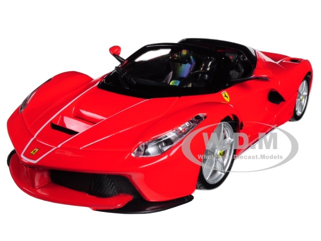 FERRARI LAFERRARI F70 APERTA RED 1/24 DIECAST MODEL CAR BY BBURAGO