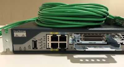 Cisco 2801 Terminal Access Server 12.4 HWIC-16A 2x CAB-HD8-ASYNC 2511 *Warranty*