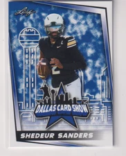 Shedeur Sanders 2025 Leaf Card DCS-2 Dallas Card Show Exclusive only 1,000 made5