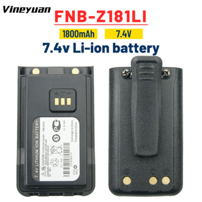100PC FNB-Z181Li 1800mAh Battery for Vertex VZ-30-D0-5 VZ-30-G6-4 Two Way Radio
