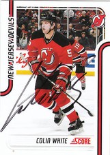 COLIN WHITE DEVILS AUTOGRAPH AUTO 11/12 SCORE #288 *28425