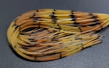 RUBBER SILICONE LEGS - Fly Tying Material - PUMPKIN/MUSTARD - Sili Legs - NEW
