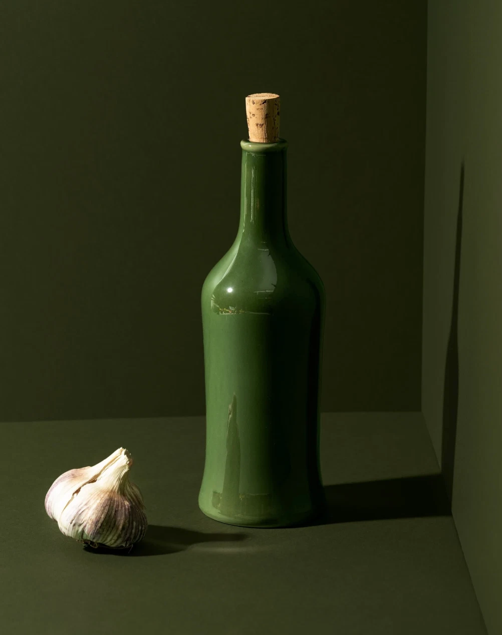 Stoneware Olive Oil Dispenser - Brutto 21 oz