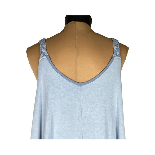 Tanque Fara trenzado Grace & Lace en azul cielo talla L - Imagen 7 de 18