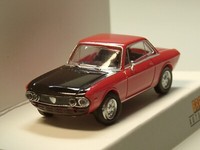 Brekina Lancia Fulvia Coupe, Rot/ Schwarz - 29630 - 1:87