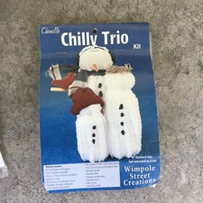 Sealed Vintage Wimpole Street Creations Craft Kit Chilly Trio Snowman 1999
