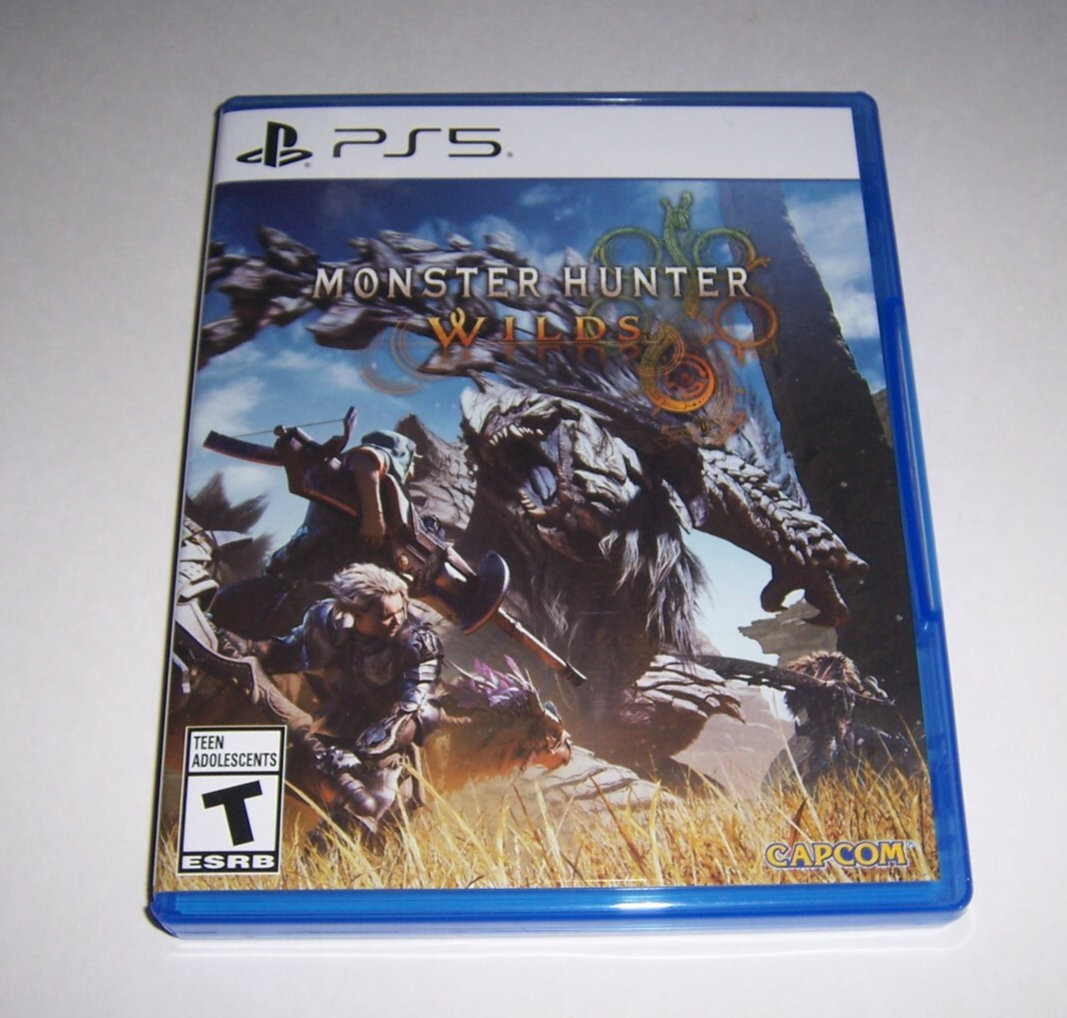 Replacement Box Case Only for Monster Hunter Wilds PS5 PlayStation