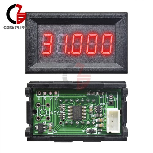 3-Draht 5 Ziffern 0,36 Zoll DC 0-33.000V rot LED Digital Voltmeter Spannungsmesser Panel - Bild 8 von 8