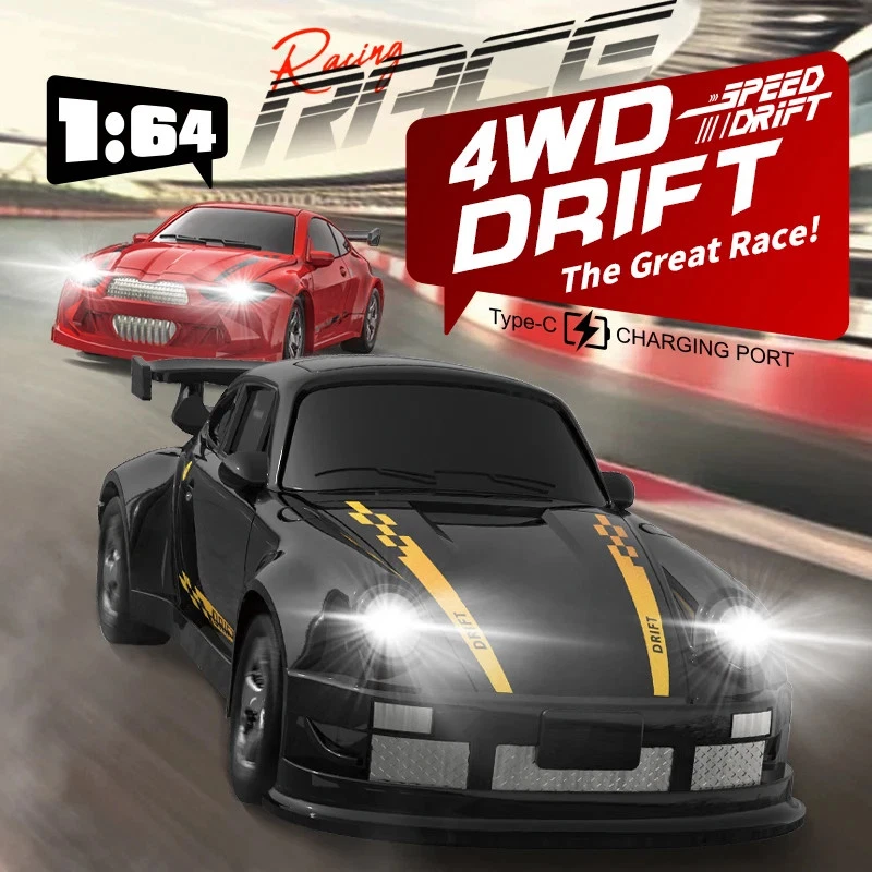2025 New 1:64 2.4g Mini Drift Rc Car Four-wheel remote-controlled racing car  - Image 4 of 4