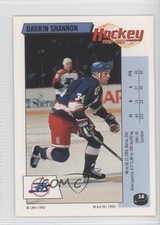 1992-93 Panini Album Stickers French Darrin Shannon #58 1u2