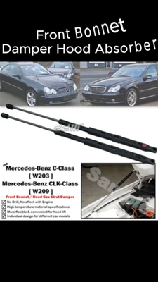 Front Hood Lift Support Strut Damper For Mercedes Benz C-Class