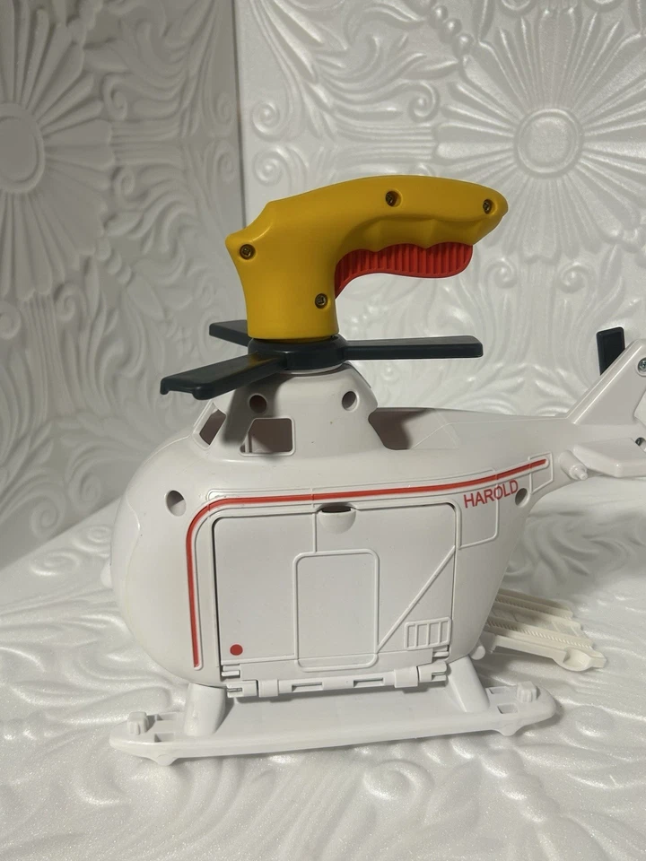 Track Master Press N Spin Гарольд Томас и Друзья Поезд Вертолет Погрузчик - Изображение 4 из 4