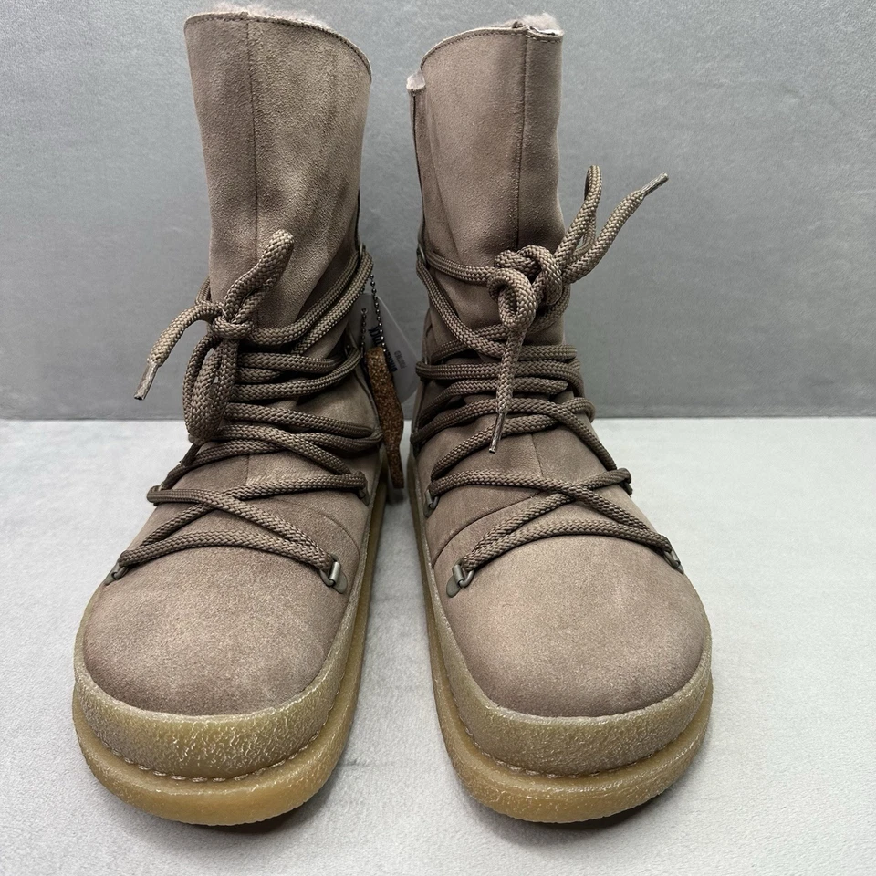 Birkenstock Masi Womens Size 7 (EU 38) Winter Boots Taupe Suede Shearling Lined - Изображение 2 из 4