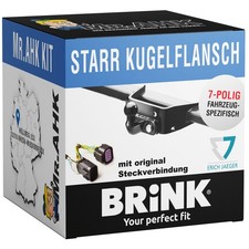 Brink Anhängerkupplung starr für Mercedes X-Klasse W470 17-20 +7polig spezifisch